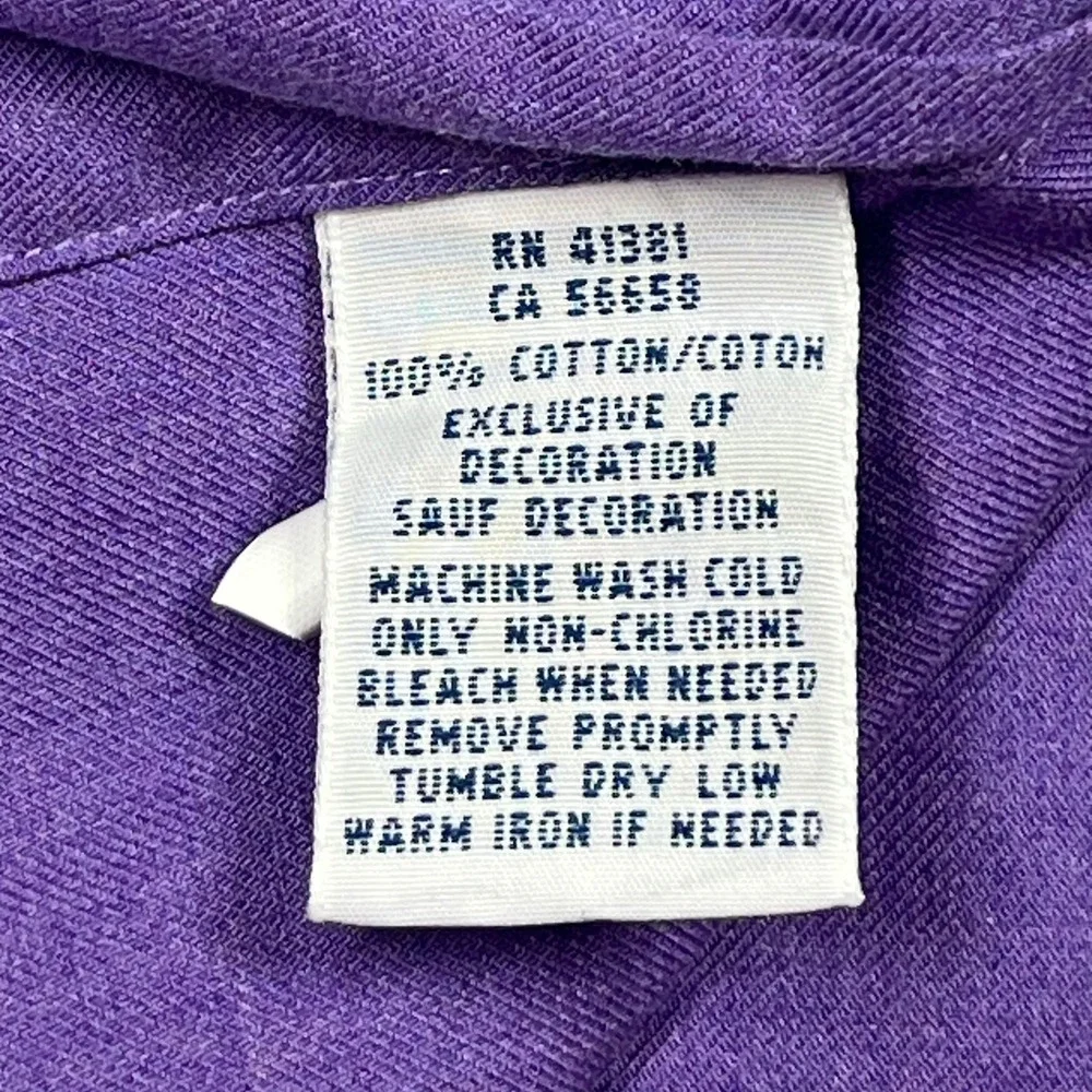Polo Ralph Lauren Button Down Shirt Mens Large Purple Slim Fit Business Casual